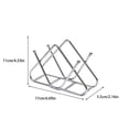 thumbnail image 4 of Monstrate Soporte de papel para comedor, Bar, Hotel, cafetería, baño, cocina, baño, papel higiénico, soporte de almacenamiento, organizador, Almacenamiento y organización del hogar Plata, 4 of 6