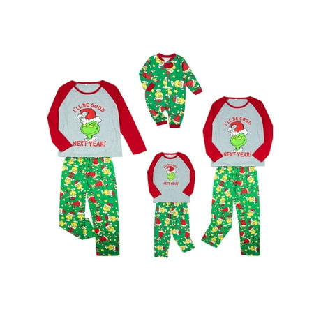 

Christmas Family Pajamas Set Dinosaur Print Tops+Trousers/Romper