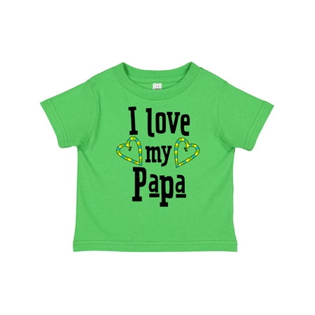 

Inktastic I Love My Papa- Hearts Boys or Girls Toddler T-Shirt