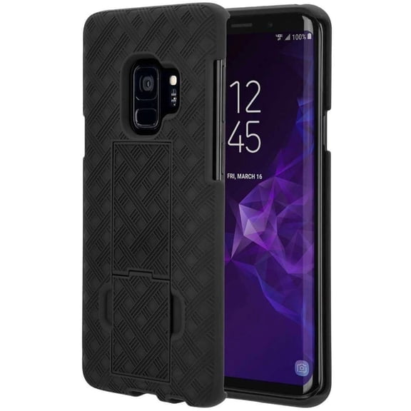 Rome Tech for Samsung Galaxy S9 Plus Shell Holster Combo Case With Belt clip (Side Open)