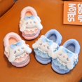 thumbnail image 4 of Sanrios-Zapatillas de algodón con dibujos animados para niños, zapatos Kawaii con tacón, para padres e hijos, para mantener el calor, invierno, 4 of 4