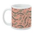 thumbnail image 3 of Laurel Leaves White Mug, 3 of 5