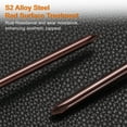 thumbnail image 5 of Uxcell PH2 Phillips Screwdriver #2 14.57" Magnetic Screwdrivers 4.72" Heat-Treated S2 Alloy Steel with Ergonomic Handle for DIY Repairing, Red Brown, 5 of 7