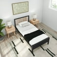 thumbnail image 6 of Plank+Beam Scandinavian Twin Bed Frame with Headboard, Solid Wood Platform Bed for Adults, 6 of 8
