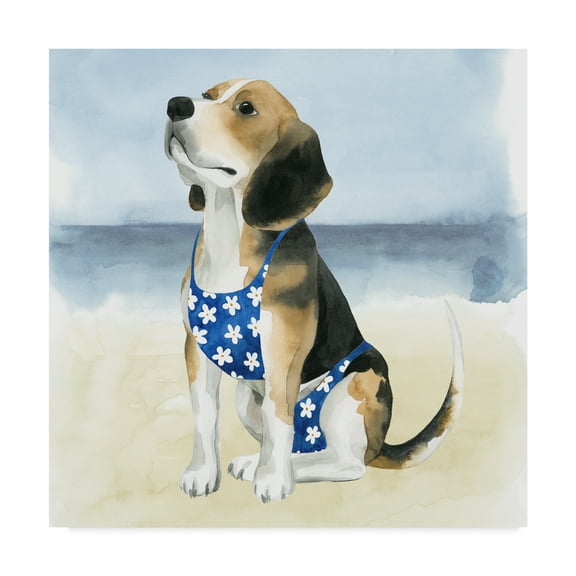 Trademark Fine Art 'Hot Dog II' Canvas Art by Grace Popp