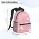 thumbnail image 2 of Easygdp Pink Flamingos and Flowers Mochila Casual para Portátil, Mochila para Escuela, Viajes, Negocios, 2 of 6