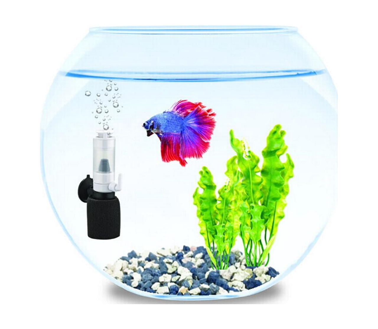 (4 pack) Penn-Plax Cascade Nano Aquarium Filter & Air Pump Kit for Bettas – Filtration Perfect For Small Fish