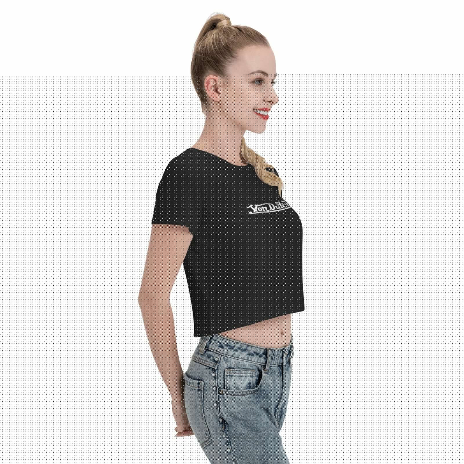 thumbnail image 4 of Von Dutch Leak Navel T-Shirt Black X-Large, 4 of 5