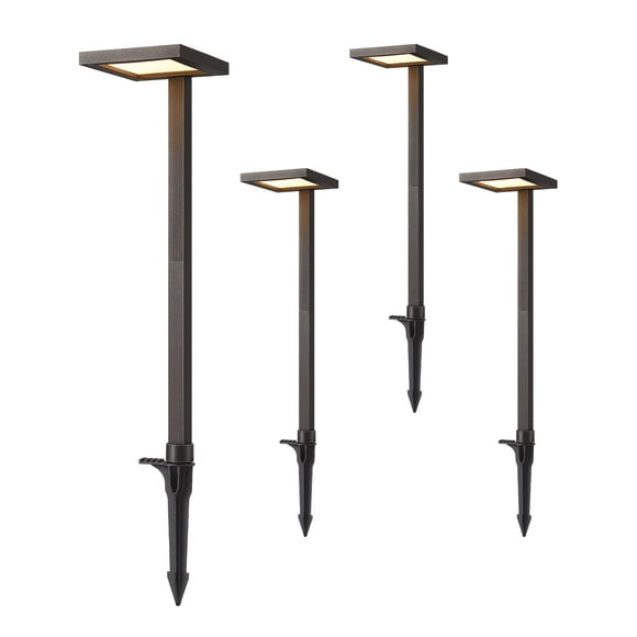 EDISHINE Low Voltage Landscape Lighting, 5.6W 151LM 3000K Waterproof LED Pathway Sidewalk Lights, 50,000 Hrs Aluminum Outdoor Landscape Lighting & Accessories