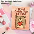 thumbnail image 5 of 1 Jumbo Funny Valentine's Day Greeting Card (8.5 x 11 Inch) - Cuddle You So Hard Valentines Day Card J2197, 5 of 6