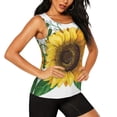 thumbnail image 2 of Gaeub Sunflowers (2) Women's Workout Tank Tops Lightweight Sleeveless Shirts for Women for Athletic Running Tennis Yoga - Small, 2 of 9