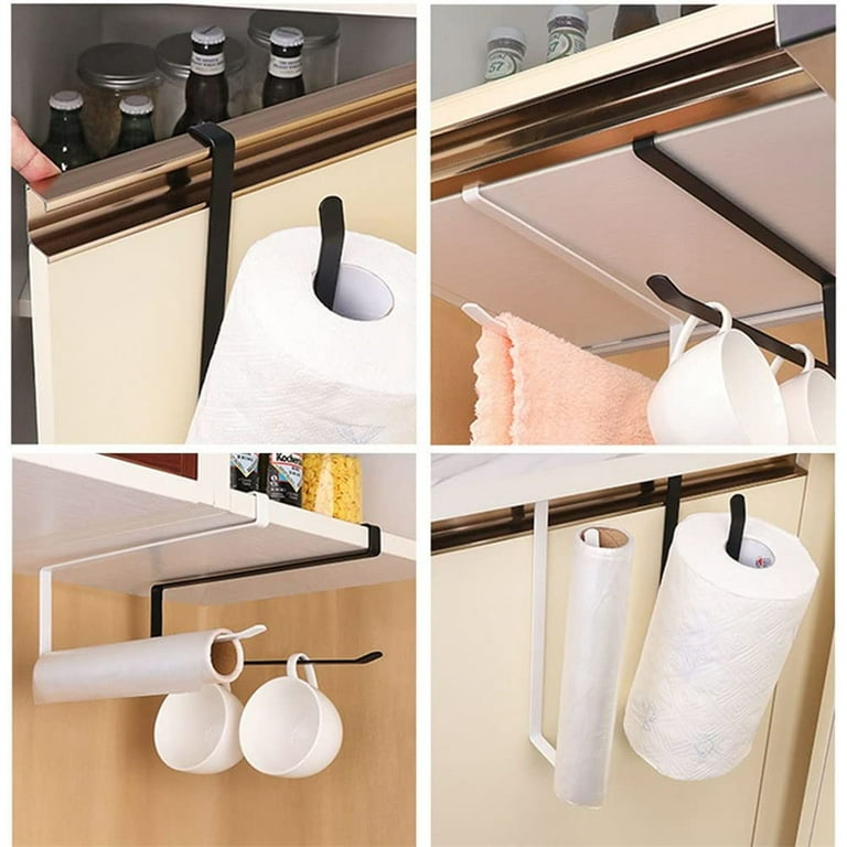 Wrought Iron Hanging Paper Towel Holder - Free Punching Napkins And Cling  Film Storage Rack For Kitchen Cabinet Cupboard Under Shelf - Easy Access  And Organized Dispenser - Temu Germany