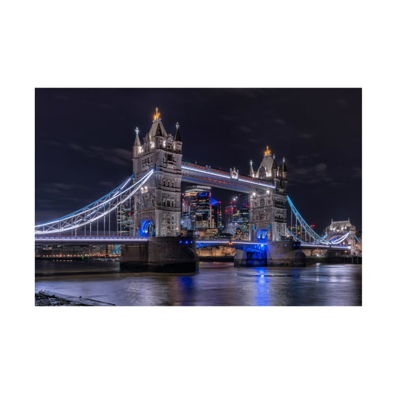 Trademark Fine Art Michael Kalika Tower Bridge In London Canvas Wall Art
