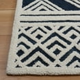 thumbnail image 3 of SAFAVIEH Casablanca Esmond Geometric Area Rug, Ivory/Navy, 4' x 6', 3 of 8