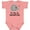 Mauve, variant on Inktastic 1st Valentines Day Baby Elephant Boys or Girls Baby Bodysuit