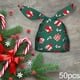 thumbnail image 3 of 50 piezas bolsa de regalos de Navidad Yuyangstore Envoltura de dulces verde, 3 of 8