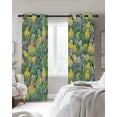 thumbnail image 3 of Easter Blackout Curtains 63 Inches Long, Spring Chicken Colorful Eggs Grasses Flowers Thermal Insulated Black Out Curtains, Darkening Window Curtain Drapes for Bedroom Living Room 42"x63" 2 Panels, 3 of 9