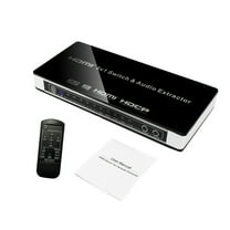 4K 3D 5x1 HDMI Switch 5 in 1 out Switcher with Audio Extractor ARC for PS4 PS5 Xbox TV Box Laptop PC To TV Monitor TAPDRA Spare Part