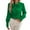 Green, variant on Women's Satin Bow Tie Blouse Business Casual Wear Elegant Relaxed Fit Long Sleeve Shirt Dressy Silk Top for Office & Special Occasions Wine