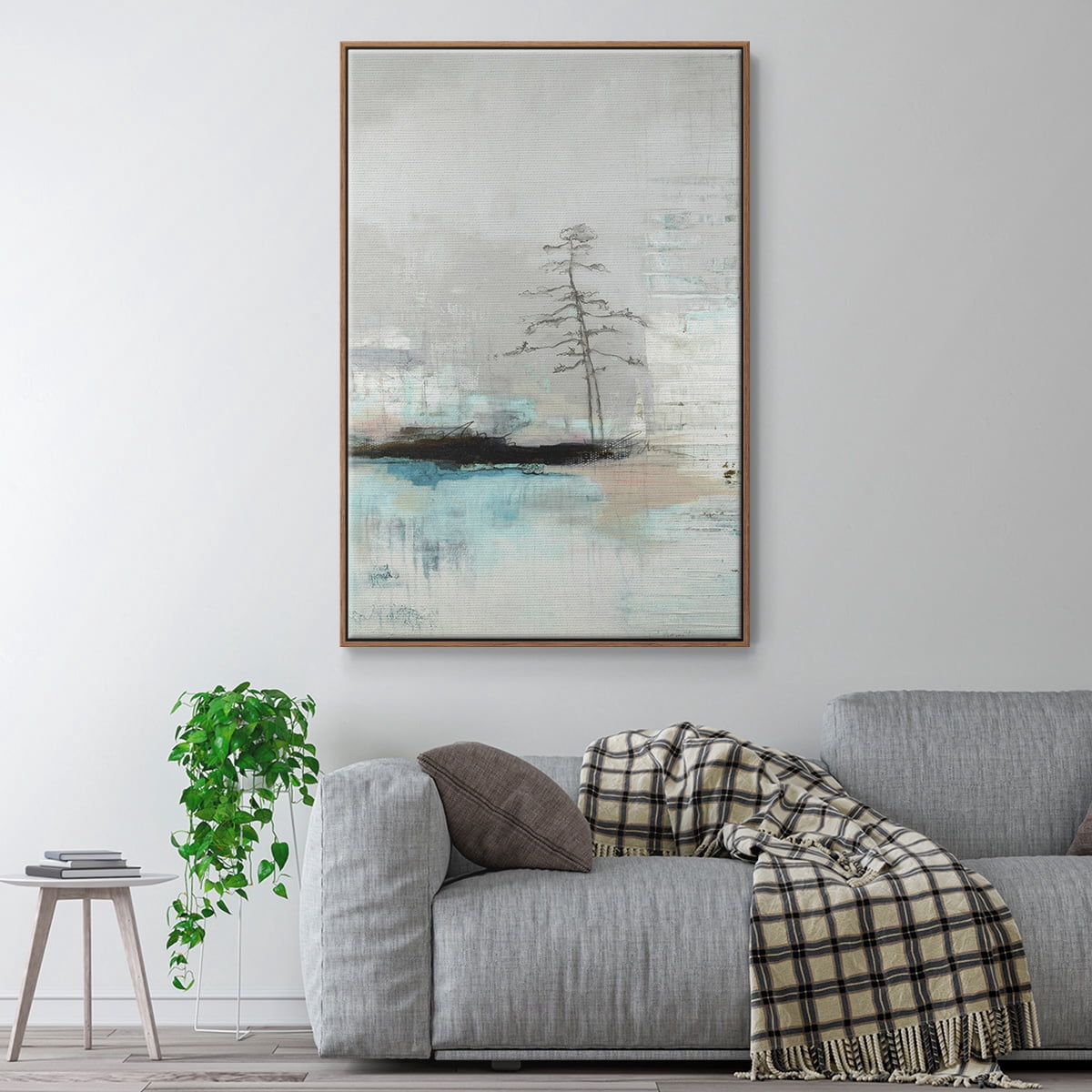The Edge of Independence Framed Premium Gallery Wrapped Canvas - Ready to Hang