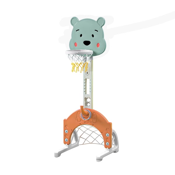 4 in 1 Toddler Slide and Swing Set Play Ground for Kids Climber Slide Baby Playset with