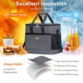 thumbnail image 4 of Bolsa Térmica Lifewit 40L para 60 Latas Aislada para Camping Gris Oscuro, 4 of 9