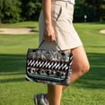 thumbnail image 3 of COEQINE Golf Cart Seat Covers/Seat Towel Fit for EZGO Yamaha Club Car, Lightweight Seat Cushions Accessories Compact Bag-Style Folding, 51.2x30.3 Inch, American Tribal Camo Zebra Print, 3 of 8