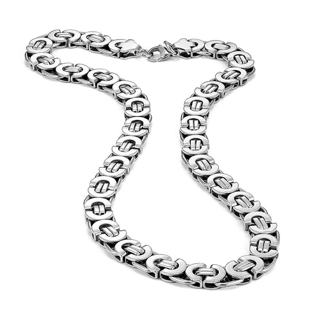 Collar Urban Jewelry de acero inoxidable estilo mecánico para hombre