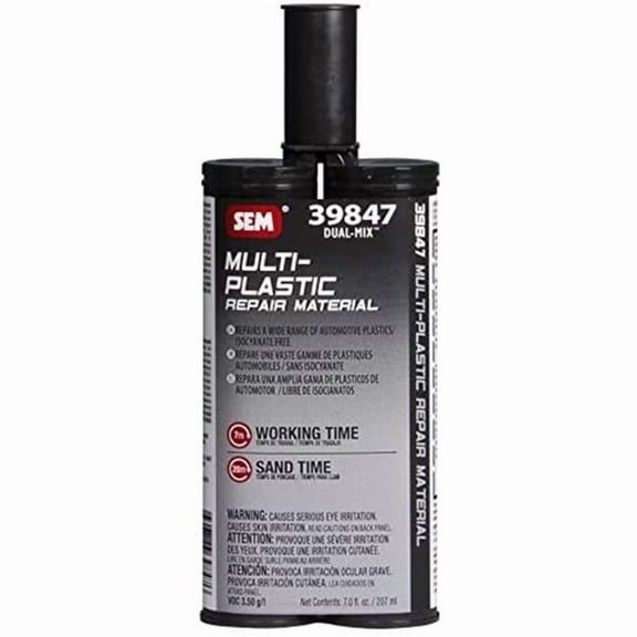 Dual-Mix Multi-Plastic Repair Material