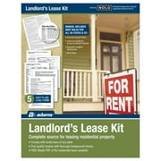Adams Residential Lease/Credit App Combo Pack, 5 Legal Forms, Paper Manual