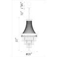 thumbnail image 2 of CWI Lighting Vast 7 Light Chandelier With Chrome Finish, 2 of 2