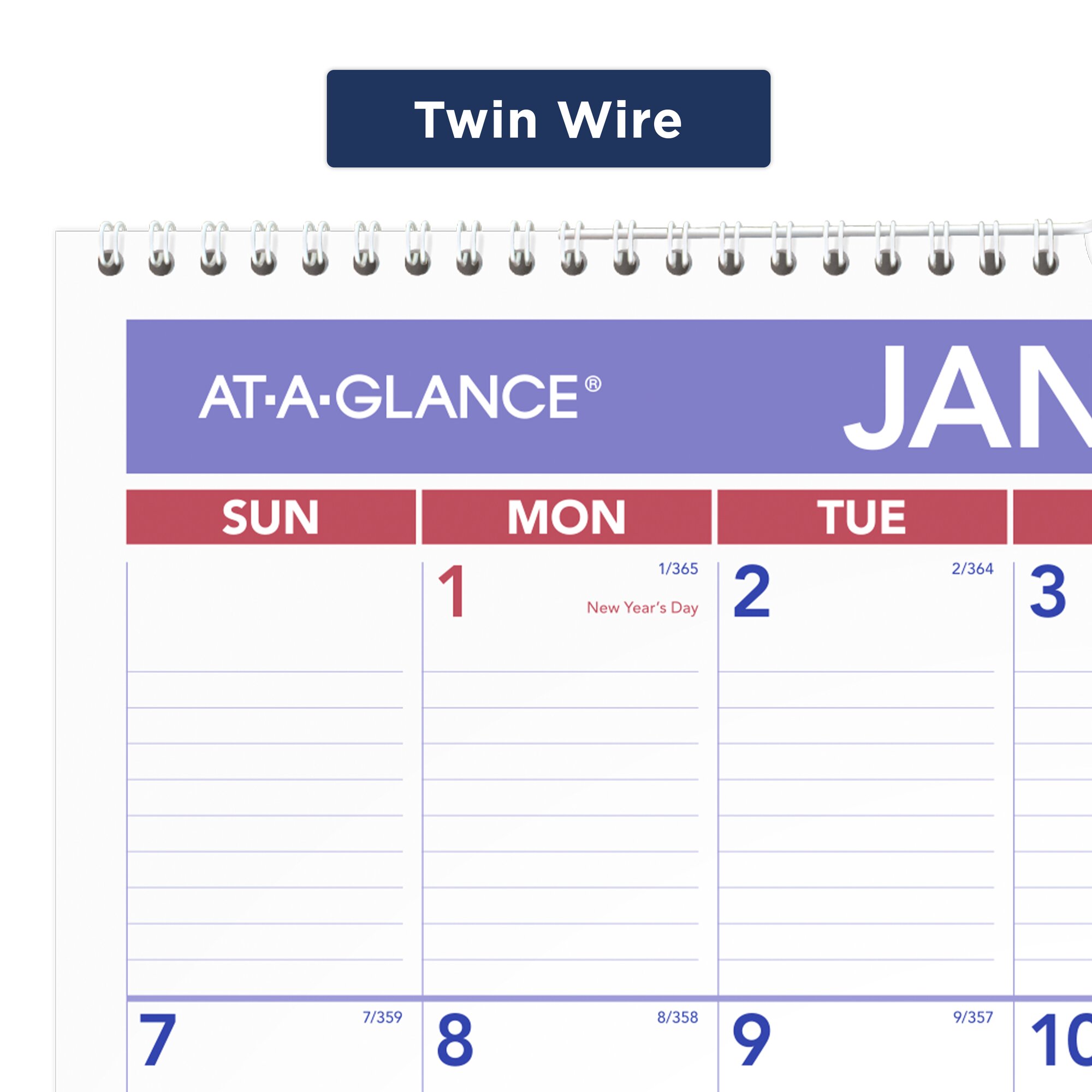 AT-A-GLANCE 2024 Monthly Wall Calendar Large 15 12 x 22 34 - Wall
