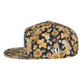 thumbnail image 3 of Haiem Sunflowers Bee Classic Snapback Cap Flat Bill Hat Baseball Cap Adjustable Size Cotton Dad Hat, 3 of 9