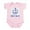 Petal Pink, variant on CafePress - FIRST MATE Infant Bodysuit - Baby Light Bodysuit, Size Newborn - 24 Months