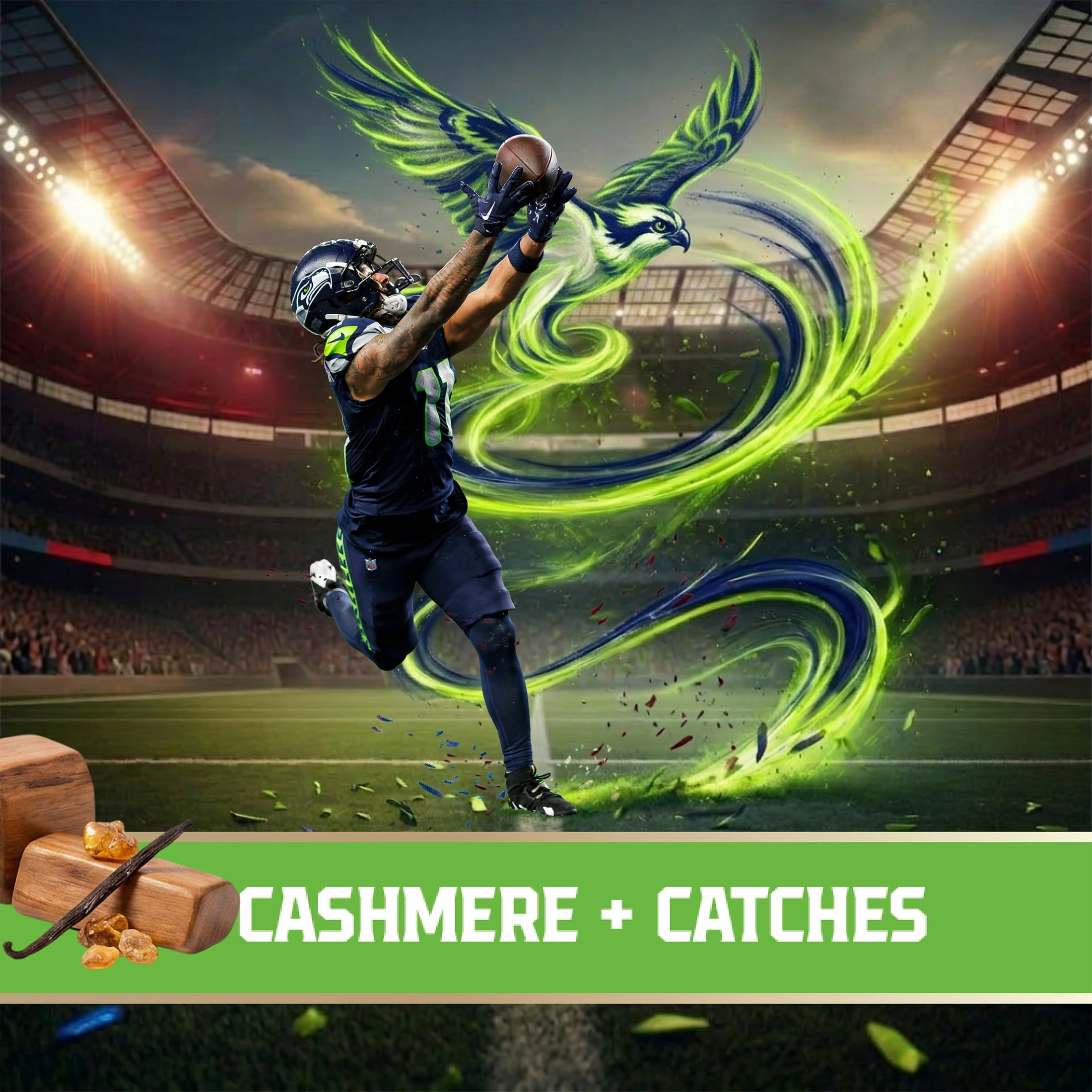 Old Spice Deodorant for Men, Aluminum Free, NFL Collection, Jaxon Smith-Njigba, Scent of Cashmere + Catches, 3.0 oz