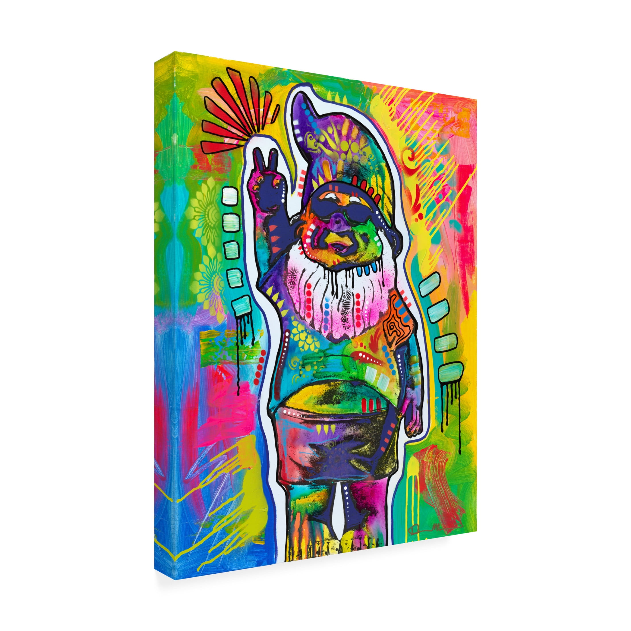 Canvas Wall Art - Dean Russo 'Gnome' Wall Art for Living Room, Bedroom, or Office Décor by Trademark Fine Art - 14 x 19 Inches