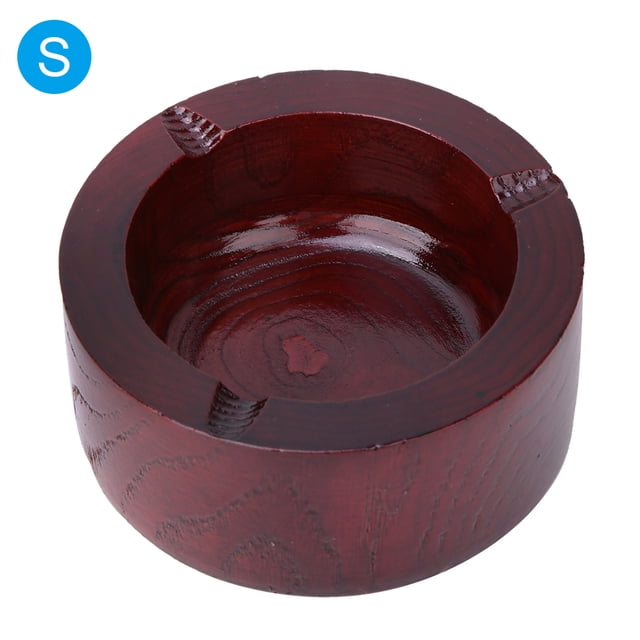 Bandeja para reposar cigarrillos, elegante accesorio para fumar para la decoración del hogar, tamaño S, cenicero de madera para escritorio