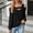 Black, variant on Stichou Womens Blouses Cold Shoulder Tops Dressy Casual Tee Shirts Long Sleeve Summer Spring Trendy Outfits Beige 2XL