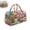 B, variant on 16"x8"x8" Hippie Bohemian Quilted Weekender Travel Bag, Quilted Hippie Van Duffle Bag With Adjustable Strap, Multifunctional Tote Bags With Zipper, Retro Book Duffle Bags For Party