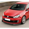 thumbnail image 5 of For 2010-2013 Volkswagen Golf MK6 GTI Matt Black Front Bumper Body Spoiler Lip, 5 of 5