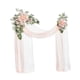 thumbnail image 3 of Arco de flores artificiales para boda con , flores de para decoración de puerta, arreglo floral para valla de celebración., 3 of 9