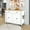 White, variant on Euroco 54.3" Kitchen islands Cart with Storage on Wheels, Kitchen Cart with Spice Rack, Towel Rack,Adjustable Shelf and 2 Drawers for Dining Room
