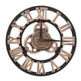 thumbnail image 2 of Reloj de pared vintage D, reloj de pared rústico 3D hecho a mano, reloj de pared vintage hecho a mano, rendimiento de primera categoría, 2 of 8