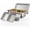 1 Full & 2 Half Pans, variant on 9QT Electric Chafing Dish Buffet Set, Stainless Steel Food Warmer, 110V Digital Temperature Control, Commercial Buffet Server for Catering, Parties, Events, 1 Full & 2 Half Pans
