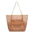thumbnail image 1 of Bolsa de playa de malla Tainehs 2024 Upgrade impermeable para mujer, 1 of 7