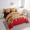 thumbnail image 2 of Erosebridal 7 Pcs Comforter Set Twin Size,Bed in a Bag with Flat Sheet and Fitted Sheet and Adults,Football Bedding Set with Pillowcase and Sham(San Francisco), 2 of 5