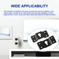 thumbnail image 3 of Unique Bargains DIY Audio Sound Box Speaker Wall Mount Iron Hook Hanger Plate 5PCS, 3 of 5