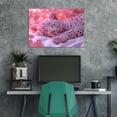 thumbnail image 4 of Mudket Sleeping White Leopard Cub with Pink Glow Canvas Wall Art, Cute Nursery Animal Paintings for Bedroom Print for Girls Baby Room Home Decor , Framed Ready to Hang - 12"L x 8"W, 4 of 9