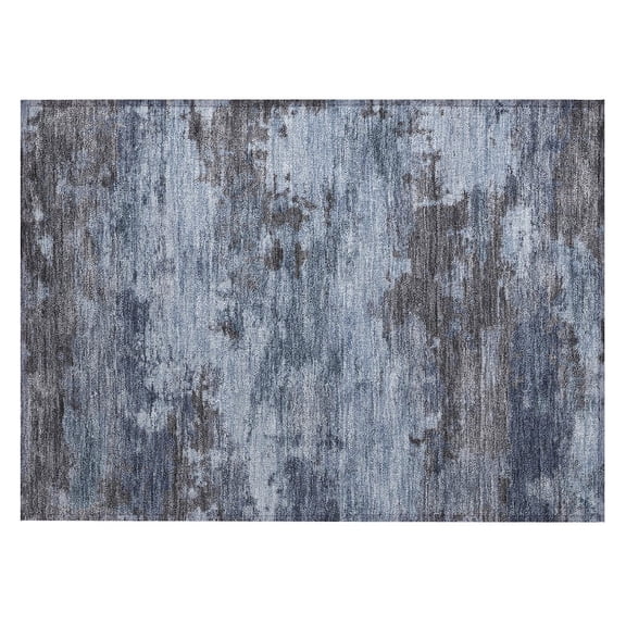 Dalyn Rugs Machine Washable Indoor/Outdoor Chantille ACN2075 Blue 1'8" x 2'6" Rug