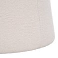 thumbnail image 5 of SAFAVIEH Liesel Transitional Sherpa Ottoman, Ivory, 5 of 7